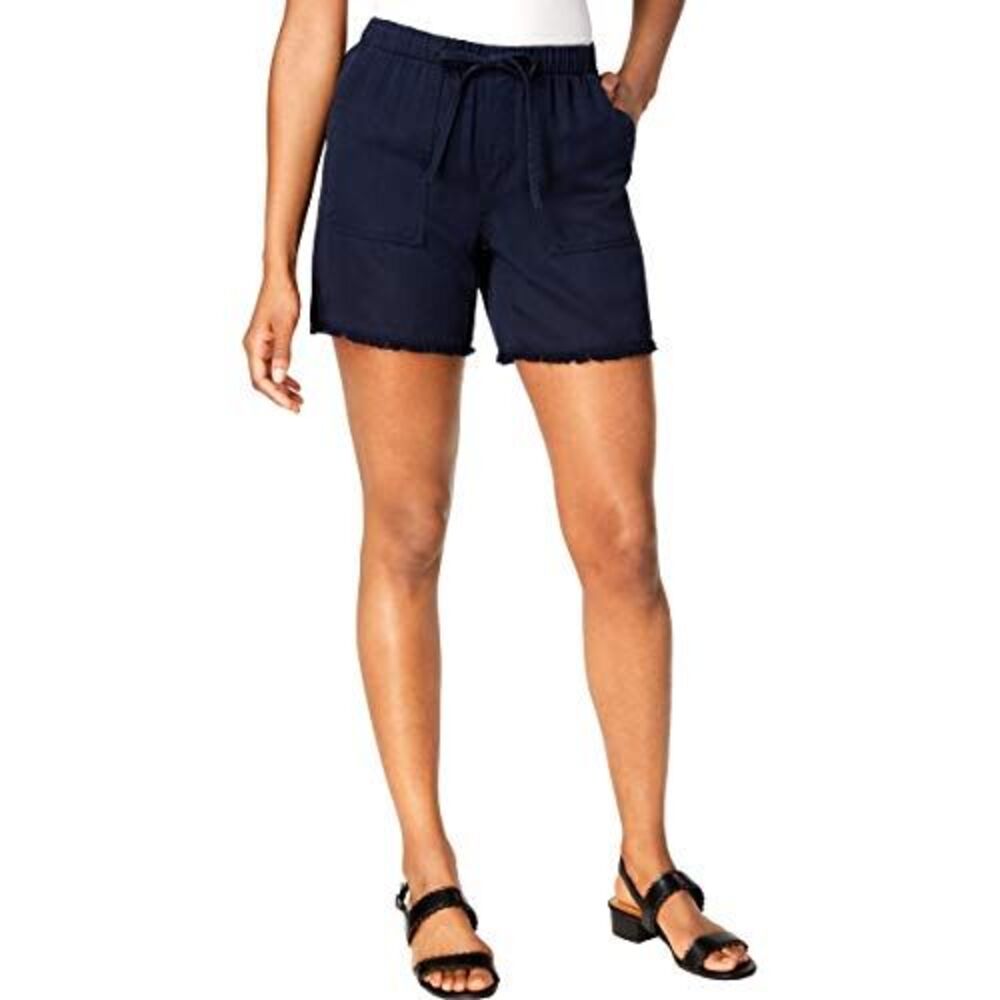 Style & Co Frayed Hem Pull On Shorts